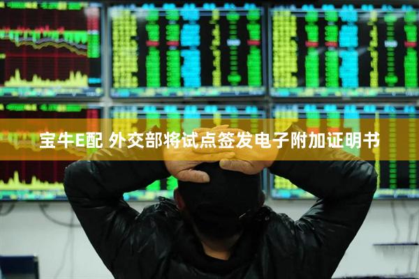 宝牛E配 外交部将试点签发电子附加证明书