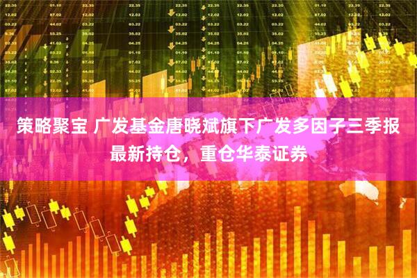 策略聚宝 广发基金唐晓斌旗下广发多因子三季报最新持仓，重仓华泰证券
